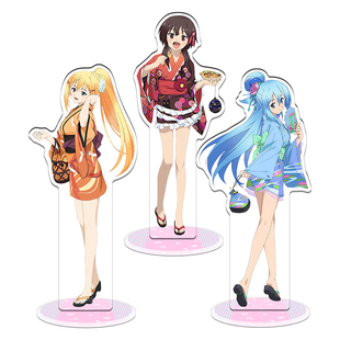 无缝内印为美好的世界献上祝福3惠惠阿克娅动漫周边立牌礼物品