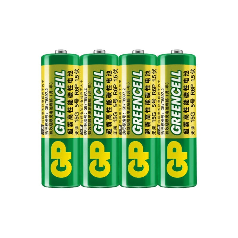 GP超霸5号7号碳性电池空调电视机顶盒遥控器电池闹钟儿童电子玩具泡泡机七号AAA五号计算器体重秤1.5v干电池