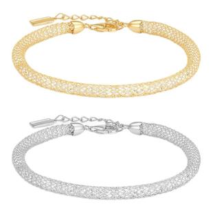 周大生*DC钱袋子手链纯银S925轻奢小众缠绕网格2025新款生日礼物