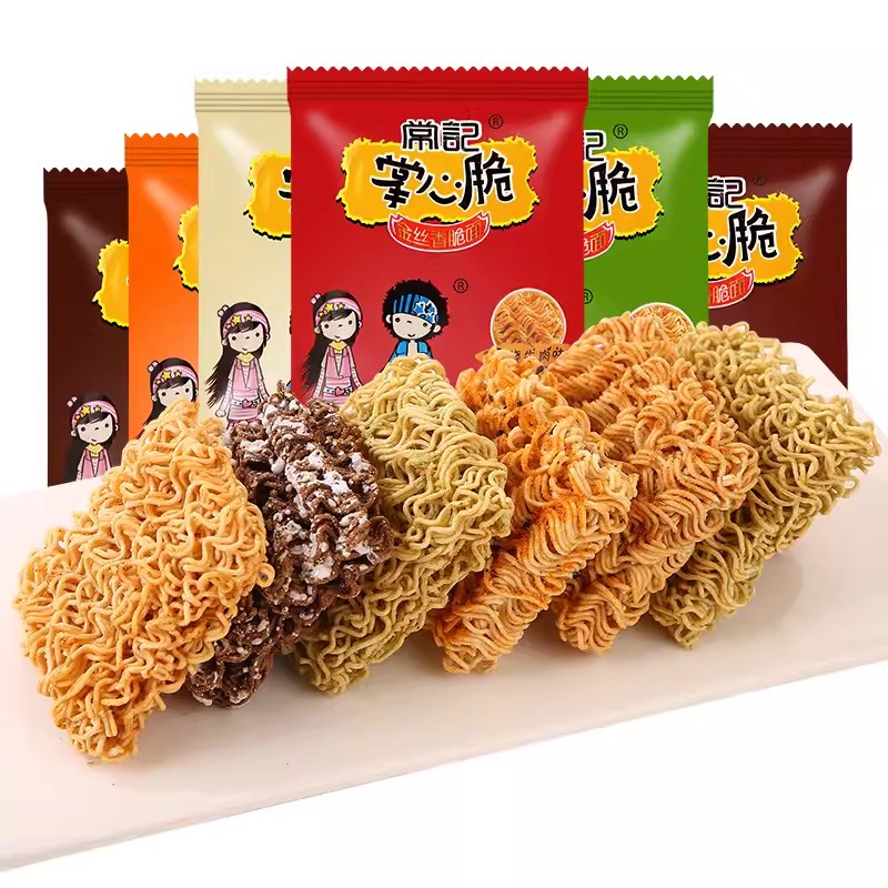 常记掌心脆干脆面干吃方便面休闲零食网红爆款2025新款解馋整箱装
