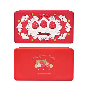 极想原创任天堂Switch2代通用卡盒24位大容量硅胶磁吸NS游戏卡带收纳盒防尘卡通可爱相机TF卡盒配件春日草莓