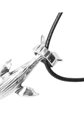 项链鲸鱼纯银吊坠情侣