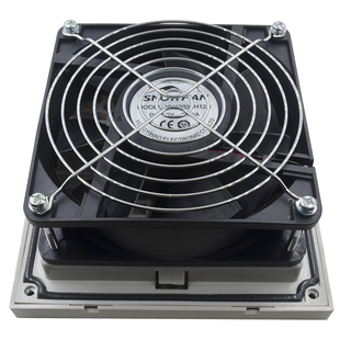 机柜百叶窗散热风扇12V/24V直流风机机柜过滤器控制柜电箱排风扇