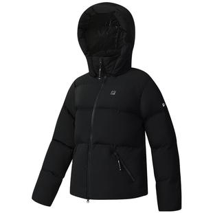 鹅绒FILA飞羽斐乐女士羽绒服2025冬季新款健身运动宽松保暖外套