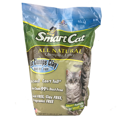 SmartCat植物砂5磅可直冲马桶