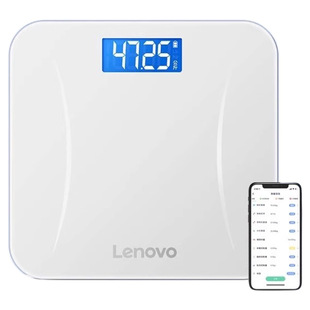 Lenovo联想体重秤家庭耐用精准充电子秤智能减肥专用的小型人体称