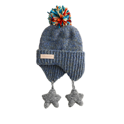 宝宝针织护耳帽保暖加厚毛线帽