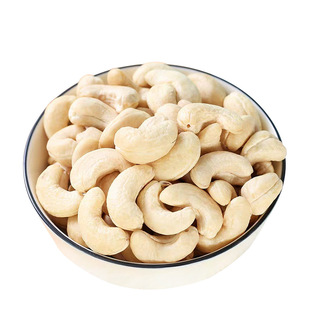 零派乐享新货腰果仁500g生原味熟坚果罐装休闲炒货零食