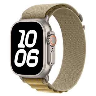 适用applewatch ultra2/3高山回环式S11表带S10苹果iwatch11手表带10尼龙9户外8运动7代男士SE女款高级感腕带