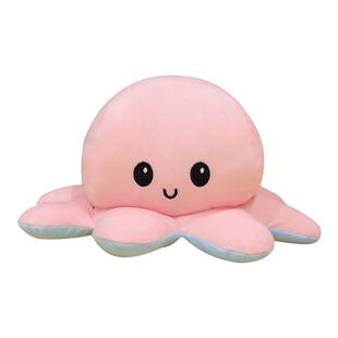 变脸心情小章鱼玩偶公仔双面翻转翻面娃娃生日七夕礼物毛绒玩具女