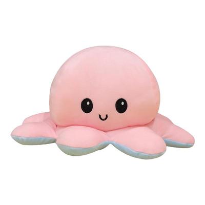 哈哈眠章鱼抱枕变脸毛绒玩具