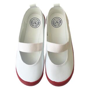 日本制儿童学生成人男女室内帆布鞋幼儿园小白鞋胶鞋舞蹈鞋护士鞋