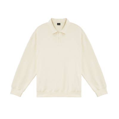 纯色Polo领运动卫衣男