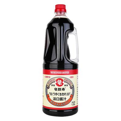龟鹤寿淡口酱油1.8L厂家直销