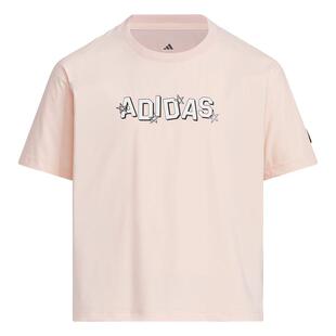 滔搏adidas阿迪达斯大童运动舒适休闲短袖T恤JM3450