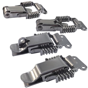 90安装弹簧搭扣304不锈钢双弹簧搭扣锁扣箱扣工业搭扣 箱包扣配件