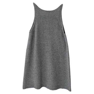 软糯亲肤baby酱无袖针织连衣裙26春韩国厚实A字叠穿背心裙