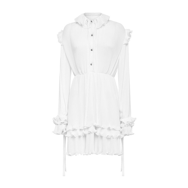 PHILIPP PLEIN 女士长袖打褶裙