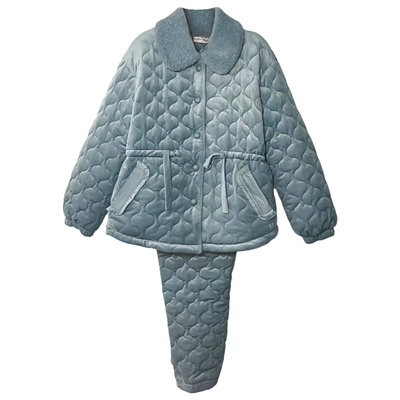 睡衣加厚冬季棉衣可外穿家居服女