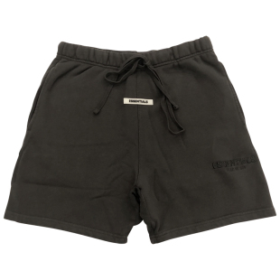 现货 Fear Of God FOG Essentials Shorts 高街刺绣标薄绒短裤潮