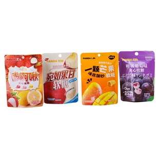 PandaKid熊仔爆酸啊啾果味混合软糖酸甜网红休闲办公儿童小零食品