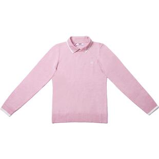 高尔夫女装春季女士服装长袖保暖羊针织毛衣polo外套上衣运动套装