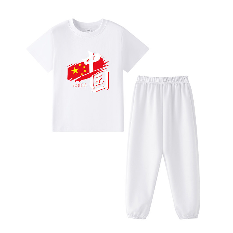 国庆节儿童演出服夏季薄款2026