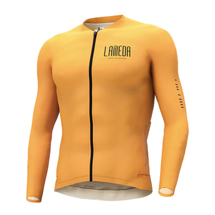 兰帕达春秋冬季防风抓绒外套保暖加绒骑行服男公路自行车长袖静寂