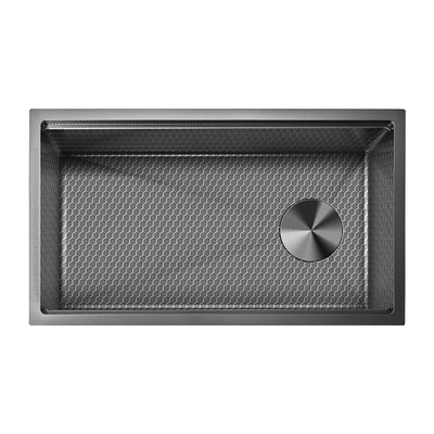 法国法派斯sus304不锈钢水槽厨房洗菜盆大单槽加厚台下盆水池7843