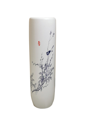 简约仿陶瓷水培花瓶客厅插花装饰