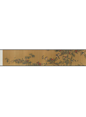 宋式美学花鸟卧室装饰画横版挂画