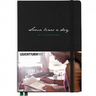 现货德国灯塔leuchtturm1917笔记本子超厚商务工作五年A5年日记本