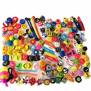 拍3个包邮避震器 硅胶网球拍减震器 卡通 国旗 RF费德勒 长条避震