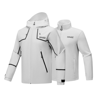 SKECHERS斯凯奇秋冬新男子三合一运动健身夹克外套 P425M171/00MV