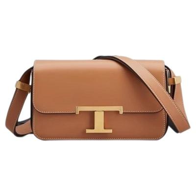 TOD's 女士牛皮革材质斜挎包TIMELESS迷你单肩包银泰百货 301574