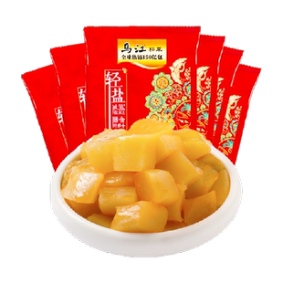 乌江脆口榨菜芯120g*6袋涪陵特产轻盐脆爽下饭菜片泡菜咸菜酱腌菜