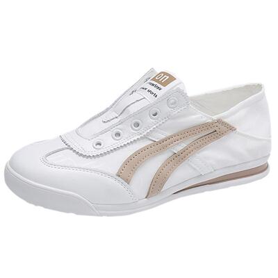 薄款一脚蹬布鞋软底软面