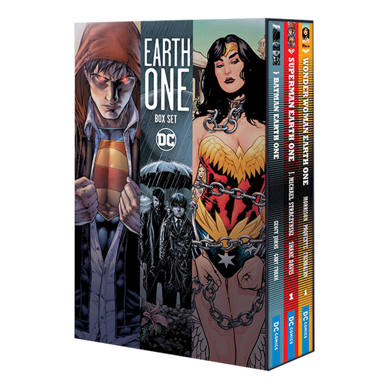 DC漫画 一号地球3册盒装 Earth One Box Set 英文原版漫画读物 进口英语书籍