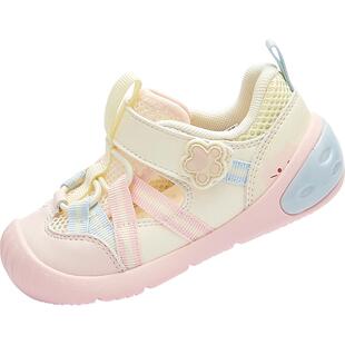 巴拉巴拉童鞋儿童学步鞋男童女童凉鞋2026夏新户外透气网面运动鞋