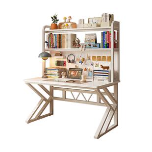 电脑桌台式可放主机电竟桌洞洞板书架卧室家用书桌简易办公工作台