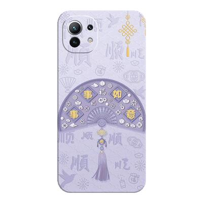 适用小米11手机壳送挂绳