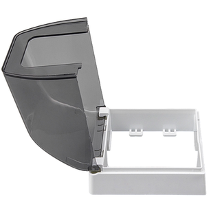 明装加高防水盒86型插座防水罩卫生间浴室透明外罩明线开关免打孔