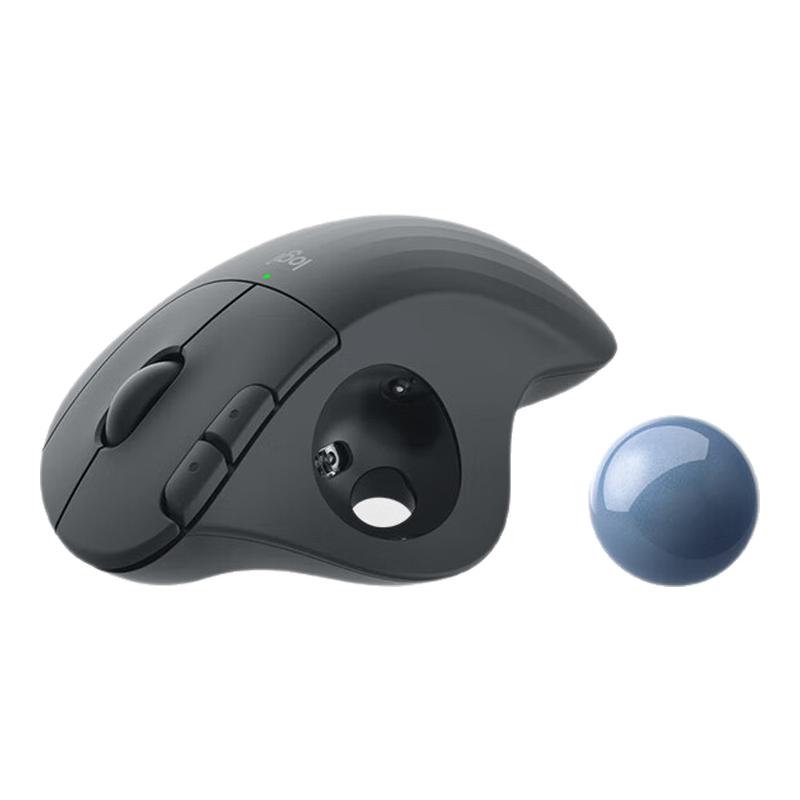 罗技人体工学系列ERGO M575商用无线鼠标蓝牙双模轨迹球笔记本Mac