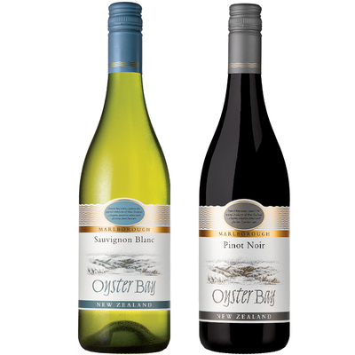 蚝湾新西兰霞多丽黑皮诺2支装
