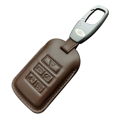 高端真皮路虎捷豹钥匙套免费刻字