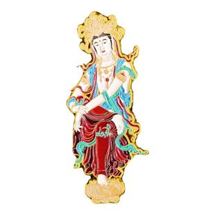 河北博物院东方美神正定隆兴寺倒坐观音金属冰箱贴博物馆文创