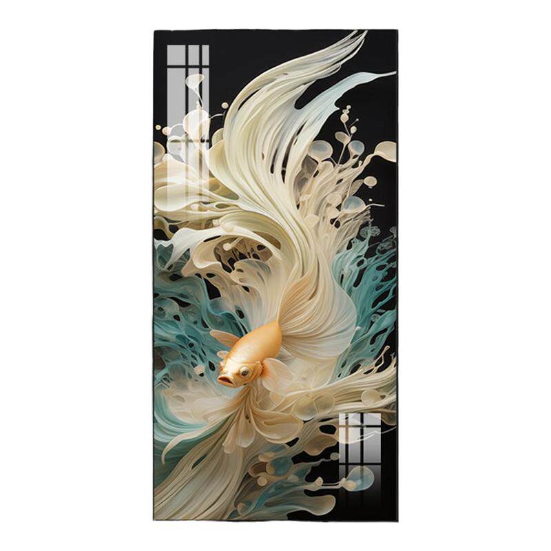 厢宅一品玄关背景墙装饰画高级感
