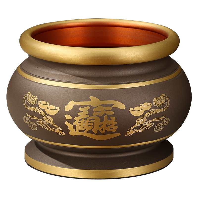 纯铜中式复古茶道香薰炉摆件