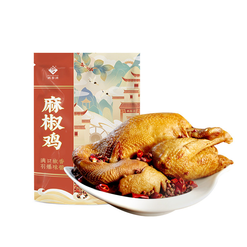 徽香源整只熟食卤味手撕麻椒鸡