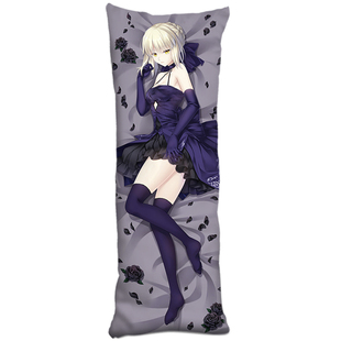 黑saber等身抱枕套阿尔托莉雅靠枕fate黑呆毛王fgo亚瑟王吾王周边